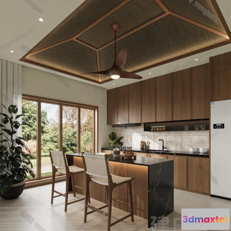 1358911 - Kitchen - 3D Models - 3D Interior Scenes - 174 3D Max