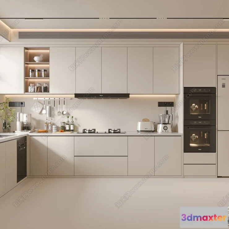 1359061 - Kitchen - 3D Models - 3D Interior Scenes - 176 3D Max