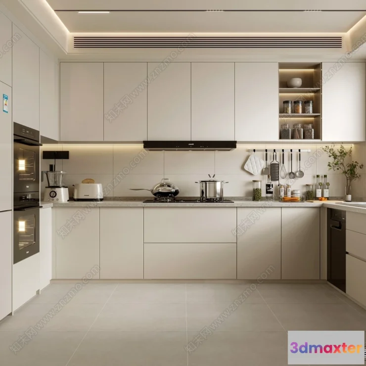 1359181 - Kitchen - 3D Models - 3D Interior Scenes - 178 3D Max