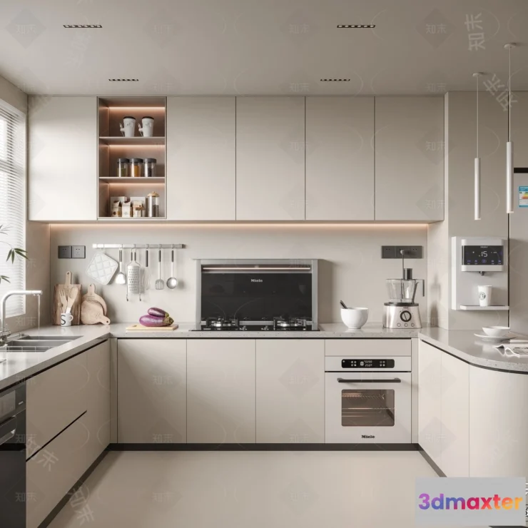 1359450 - Kitchen - 3D Models - 3D Interior Scenes - 182 3D Max