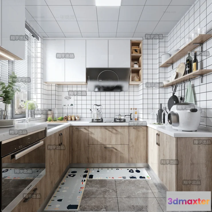 1359481 - Kitchen 3D Interior Scene - 3D Models - 087 3D Max