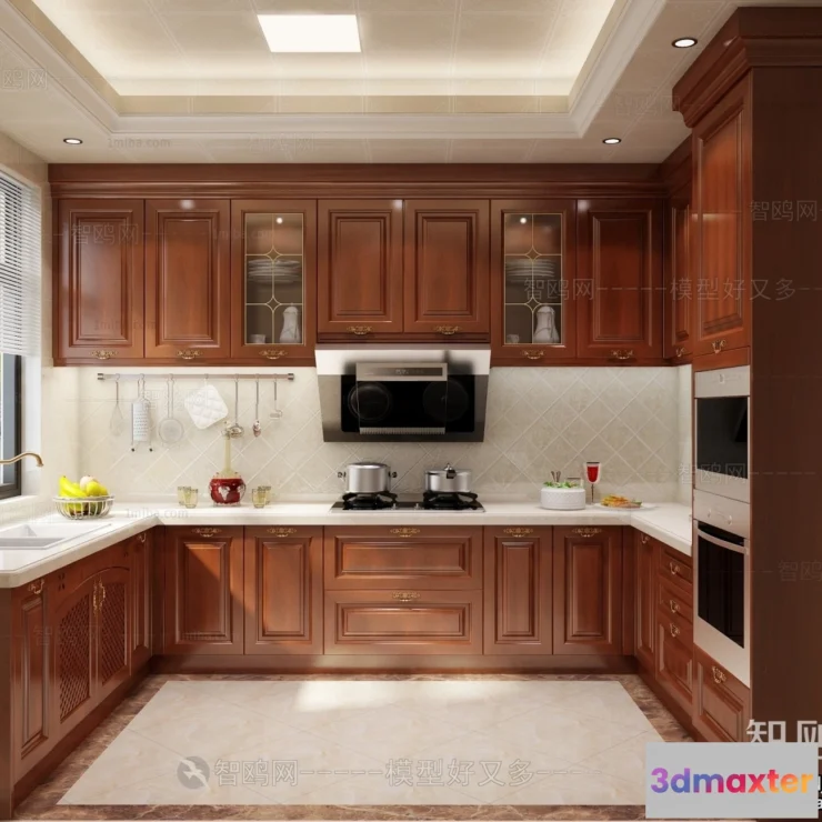 1359544 - Kitchen - Modern Style Interior 3D Scenes - 117 3D Max