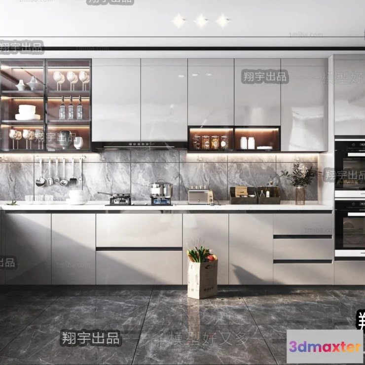 1359546 - Kitchen 3D Interior Scene - 3D Models - 088 3D Max