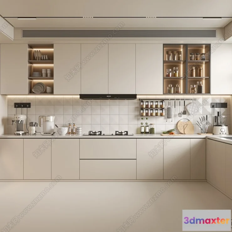 1359732 - Kitchen - 3D Models - 3D Interior Scenes - 186 3D Max