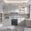 1359745 - Kitchen 3D Interior Scene - American Style - 012 3D Max