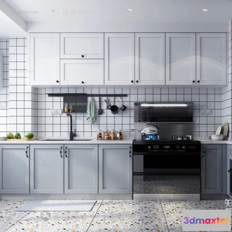 1359817 - Kitchen - Modern Style Interior 3D Scenes - 121 3D Max