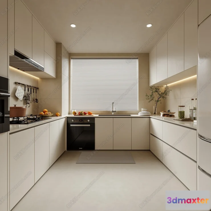 1359820 - Kitchen - 3D Models - 3D Interior Scenes - 187 3D Max