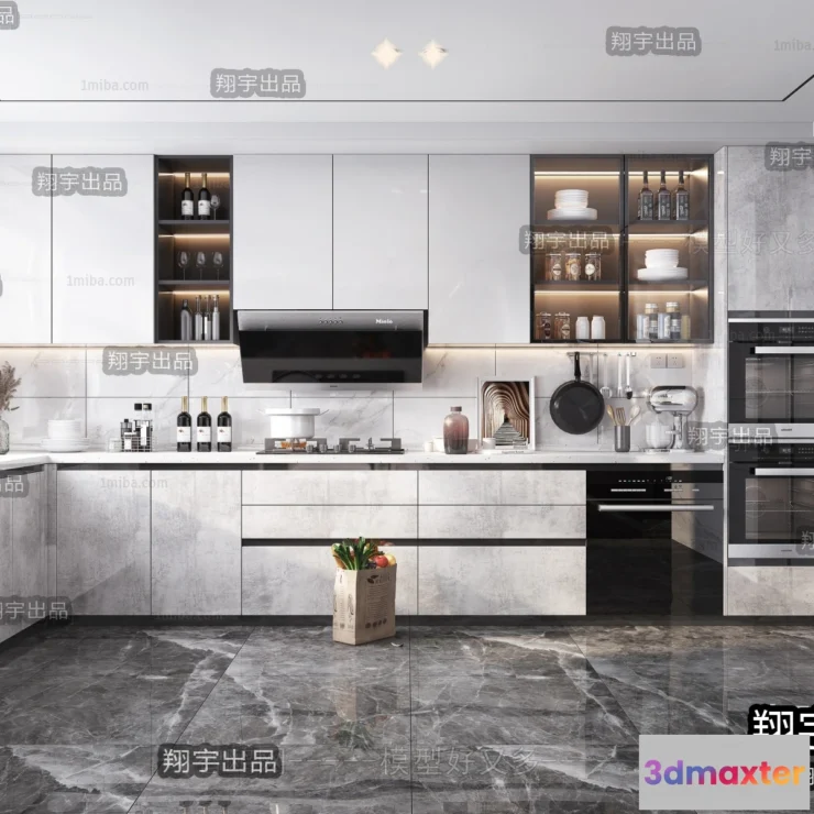 1359912 - Kitchen 3D Interior Scene - 3D Models - 093 3D Max
