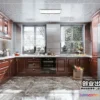 1360000 - Kitchen 3D Interior Scene - American Style - 016 3D Max