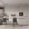 1360017 - Kitchen - Modern Style Interior 3D Scenes - 124 3D Max