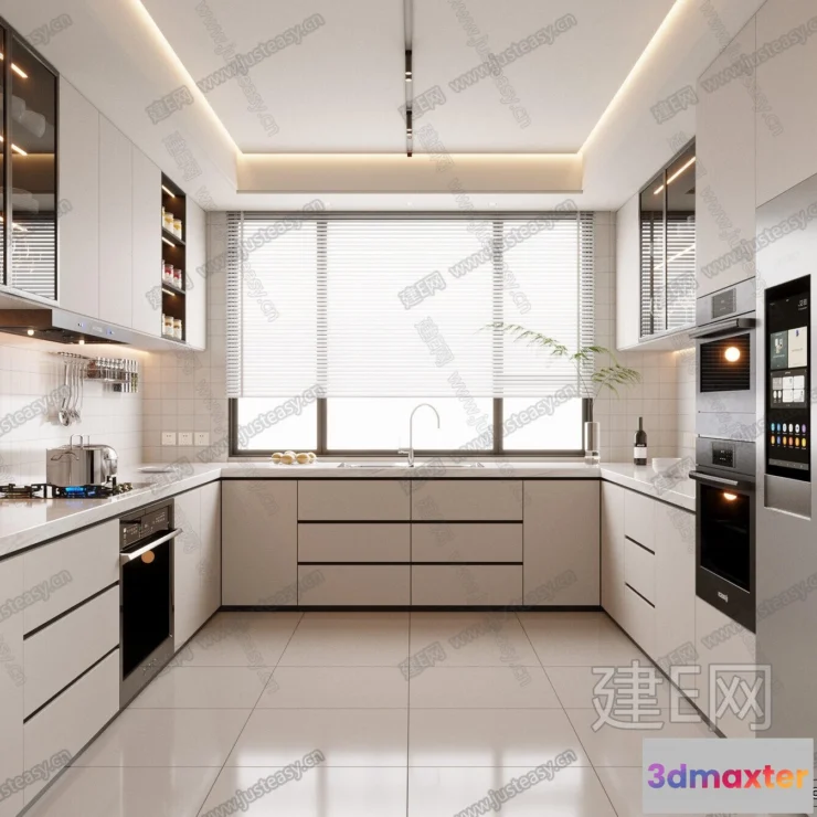 1360512 - Kitchen - 3D Models - 3D Interior Scenes - 197 3D Max