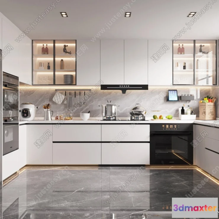 1360573 - Kitchen - 3D Models - 3D Interior Scenes - 198 3D Max