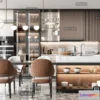 1360631 - Kitchen 3D Interior Scene - 3D Models - 104 3D Max
