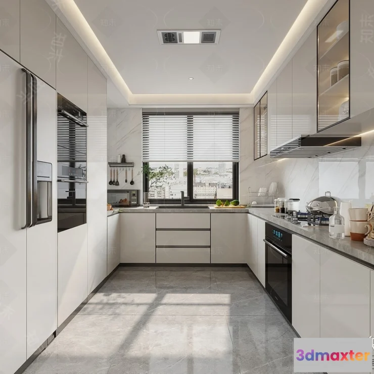 1360641 - Kitchen - 3D Models - 3D Interior Scenes - 199 3D Max