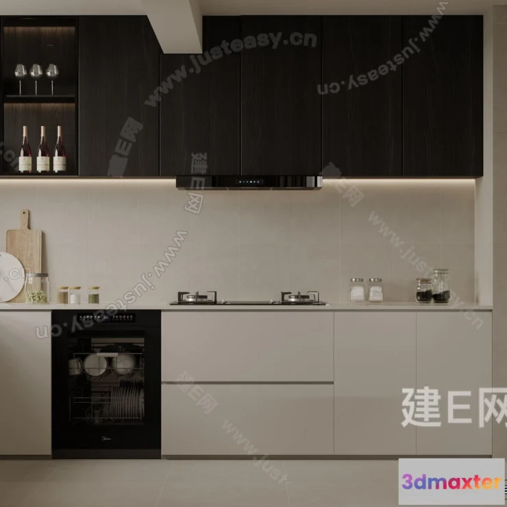 1360714 - Kitchen - 3D Models - 3D Interior Scenes - 200 3D Max