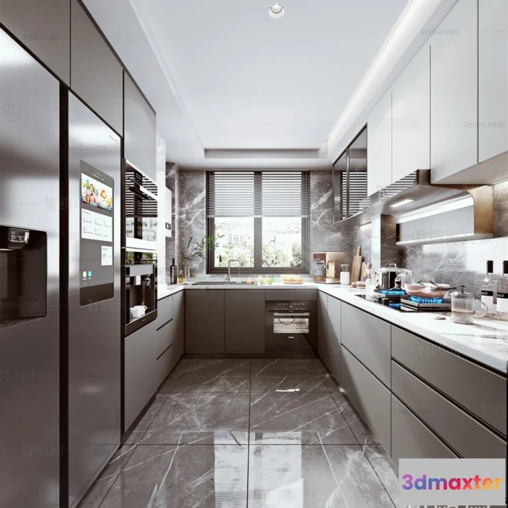 1360744 - Kitchen - Modern Style Interior 3D Scenes - 135 3D Max