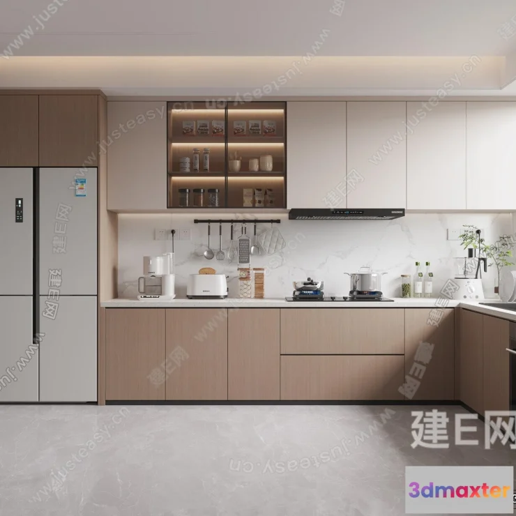 1360777 - Kitchen - 3D Models - 3D Interior Scenes - 201 3D Max