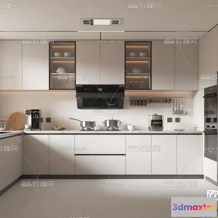 1361178 - Kitchen - 3D Models - 3D Interior Scenes - 207 3D Max