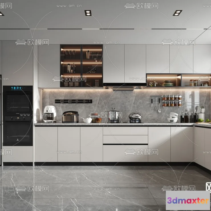 1361258 - Kitchen - 3D Models - 3D Interior Scenes - 208 3D Max