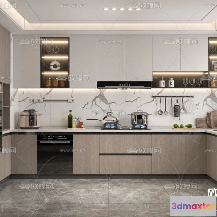 1361324 - Kitchen - 3D Models - 3D Interior Scenes - 209 3D Max