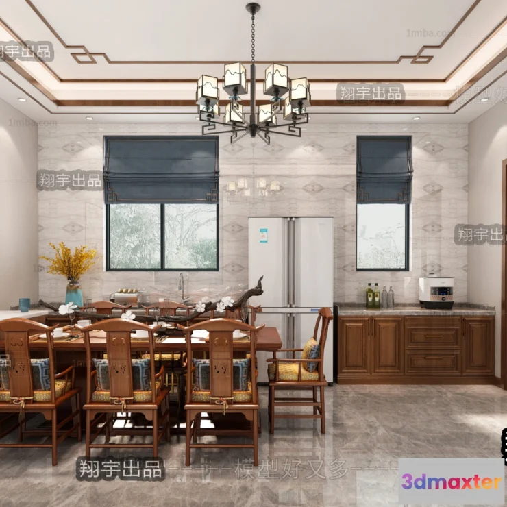 1361623 - Kitchen 3D Interior Scene - 3D Models - 118 3D Max