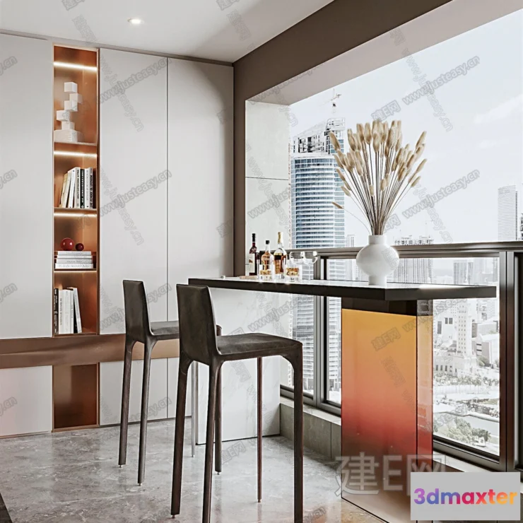 1361929 - Kitchen - 3D Models - 3D Interior Scenes - 218 3D Max