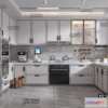 1361948 - Kitchen 3D Interior Scene - 3D Models - 123 3D Max