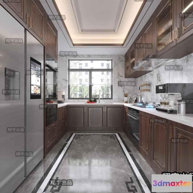 1362142 - Kitchen 3D Interior Scene - 3D Models - 126 3D Max