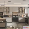 1362741 - Kitchen 3D Interior Scene - 3D Models - 135 3D Max