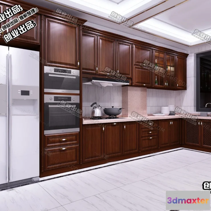 1363182 - Kitchen 3D Interior Scene - 3D Models - 141 3D Max