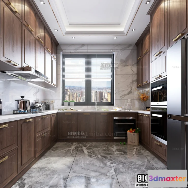 1363249 - Kitchen 3D Interior Scene - 3D Models - 142 3D Max