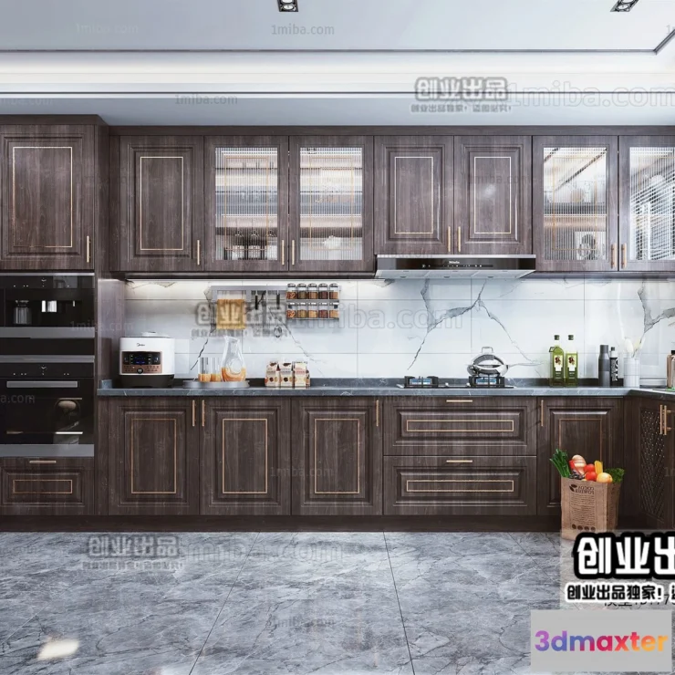1363384 - Kitchen 3D Interior Scene - 3D Models - 144 3D Max