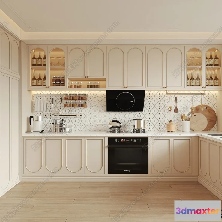 1364885 - Kitchen - Modern Style Interior 3D Scenes - 196 3D Max
