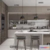 1364998 - Kitchen 3D Interior Scene - 3D Models - 168 3D Max
