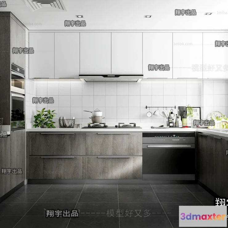 1365642 - Kitchen 3D Interior Scene - 3D Models - 178 3D Max