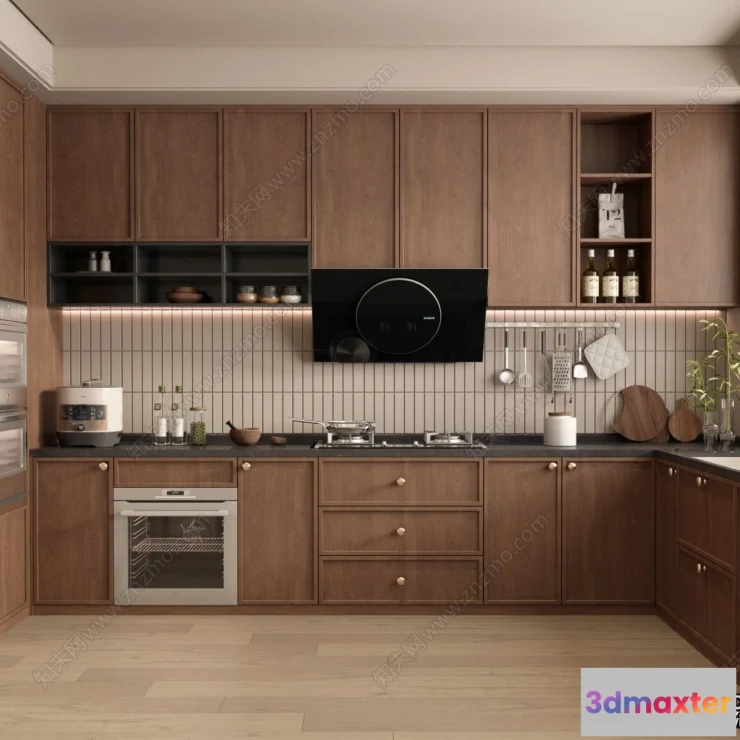 1365926 - Kitchen - Modern Style Interior 3D Scenes - 211 3D Max