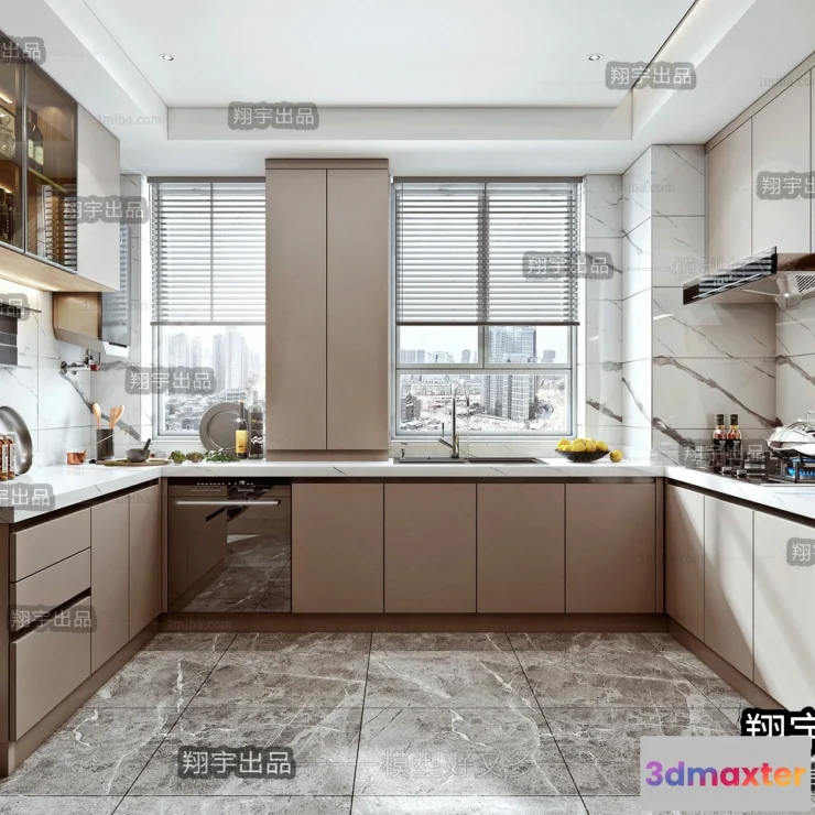 1367525 - Kitchen 3D Interior Scene - 3D Models - 205 3D Max