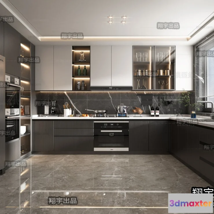1367667 - Kitchen 3D Interior Scene - 3D Models - 207 3D Max