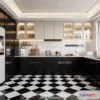 1367753 - Kitchen - France Style - Interior 3D Scene - 021 3D Max