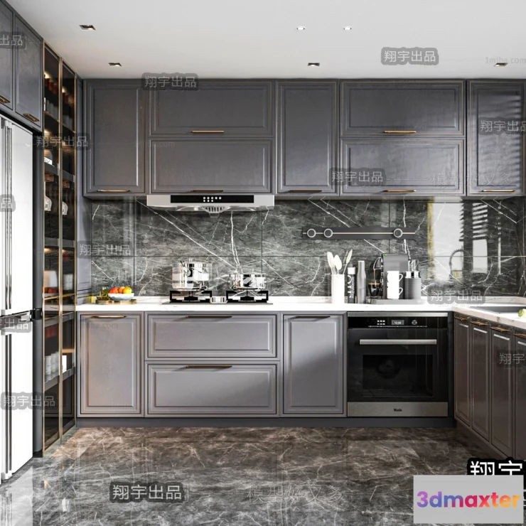 1367819 - Kitchen 3D Interior Scene - 3D Models - 209 3D Max