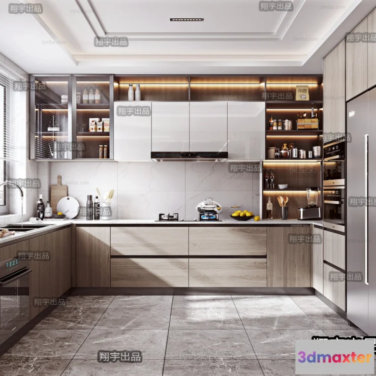 1368020 - Kitchen 3D Interior Scene - 3D Models - 212 3D Max