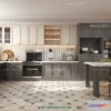 1368450 - Kitchen - France Style - Interior 3D Scene - 031 3D Max