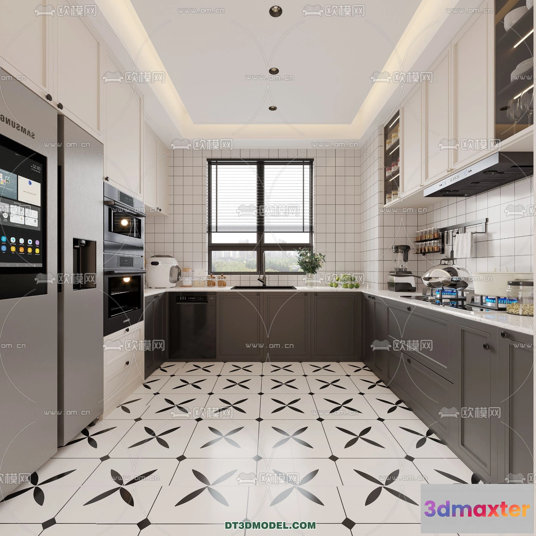 1368581 - Kitchen - France Style - Interior 3D Scene - 033 3D Max