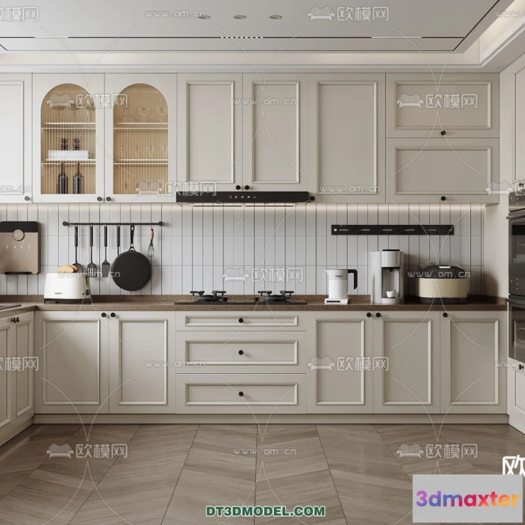 1368710 - Kitchen - France Style - Interior 3D Scene - 035 3D Max