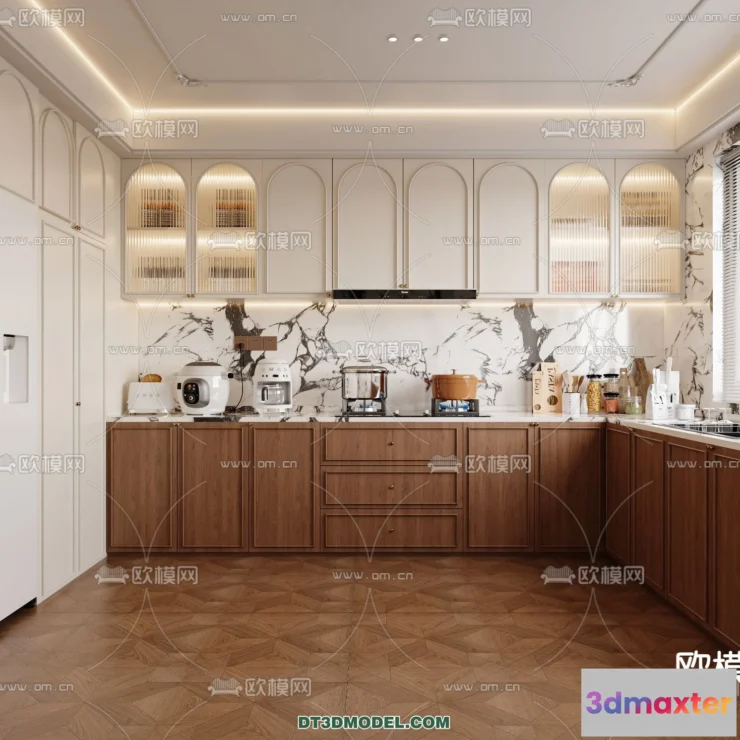 1369240 - Kitchen - France Style - Interior 3D Scene - 043 3D Max
