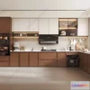 1370306 - Kitchen 3D Interior Scene Model - Wabi Sabi Style - 001 3D Max