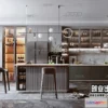 1372485 - Kitchen - Modern Style Interior 3D Scenes - 001 3D Max
