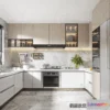 1373013 - Kitchen - Modern Style Interior 3D Scenes - 009 3D Max