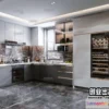 1373144 - Kitchen - Modern Style Interior 3D Scenes - 011 3D Max