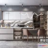 1373216 - Kitchen - Modern Style Interior 3D Scenes - 012 3D Max